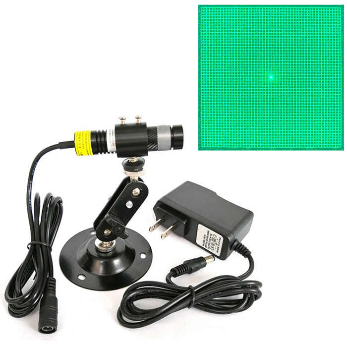 520nm 5~30mW Green Laser Diode Module 50*50 Grid 3D Modeling Structured Light Scanning Light Source - Click Image to Close